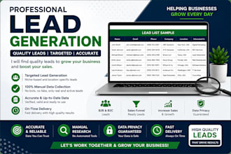 do b2b lead generation and find targeted leads