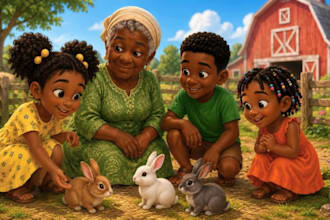 do african american children book illustration, story book, picture book cover