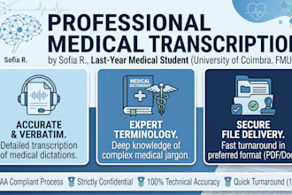 do medical transcription for you