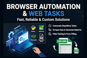 create python script for browser automation and web tasks