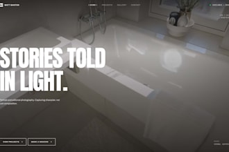 design a modern portfolio website for your personal brand