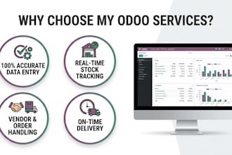 manage odoo purchase, sales and vendor operations