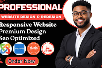 joomla website, blogger design, webnode site, duda builder, jimdo website design