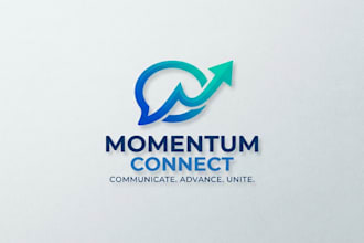 design a modern message logo for your brand