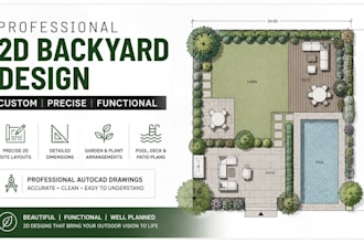 design 2d backyard landscape pool garden and deck layout