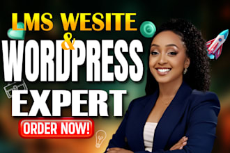 wordpress lms website for online courses, learndash, tutorlms, elearnig website