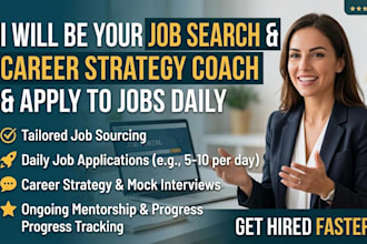 be your job search and career strategy coach and apply to jobs daily