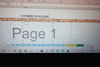 do microsoft excel data entry and PDF conversion