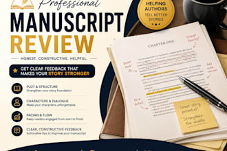 professionally review your manuscript and provide constructive feedback