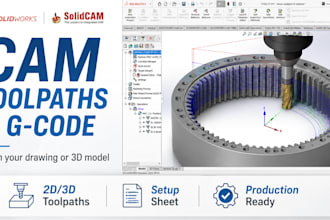 create cam toolpaths and gcode from your drawing or 3d model