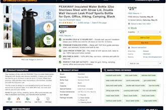 create a professional amazon product listing