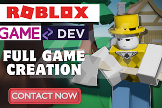 roblox developer, builder, scripter,roblox animation, be your roblox game maker