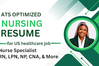 write an ats optimized nursing resume for US healthcare jobs