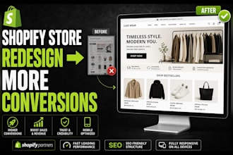 redesign your shopify store to increase conversions