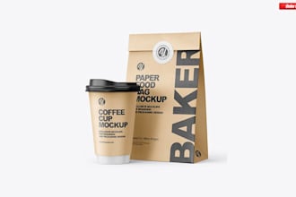do professional mug, paper cup, tumbler design, and drinkware design for pod