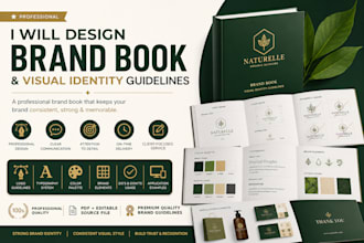 design brand book and visual identity guidelines
