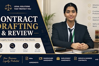draft or review your nda, service agreement, or contract