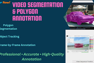 do advanced video segmentation and polygon annotation