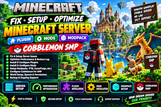 fix minecraft server plugins mods anticheat forge fabric setup cobblemon server