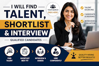 find talent, shortlist and interview qualified candidates