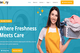 build fix hosinger laundromat dry cleaning website squarespace house cleaning