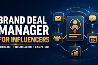 manage brand deals and outreach for influencers