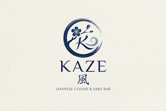 design an elegant japanese restaurant logo