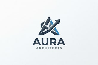 design a modern architecture logo for your brand