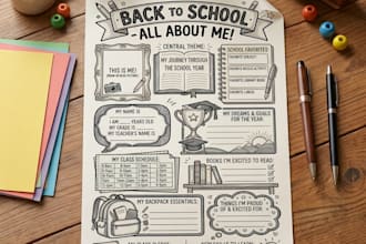 give you a back to school activity sheet