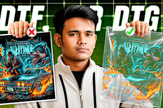 convert ai design to dtf dtg halftone png print ready files and t shirt design