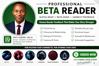 alpha and beta read sci fi romance mystery horror dark romance thriller novels