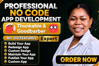 build goodbarber app, thunkable ai mobile app, ai mobile app for your ecommerce