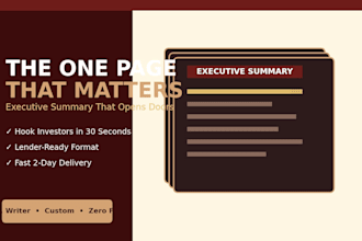 craft a powerful executive summary for your business plan