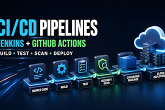 create or fix your ci cd pipeline using jenkins or github actions