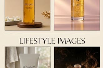 create high end studio and lifestyle mockups