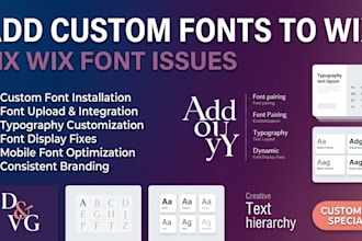 add custom fonts to wix website fix font issue redesign wix website
