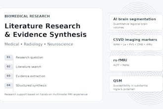 conduct biomedical literature research