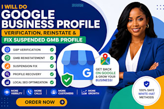 do google business profile verification, reinstate and fix suspended gmb profile