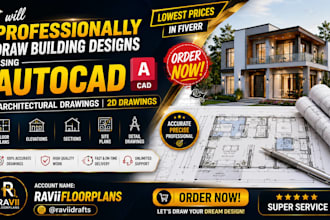 professionally 2d and 3d autocad drawings