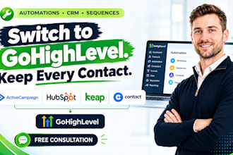 migrate activecampaign hubspot keap contact automations sequences to gohighlevel