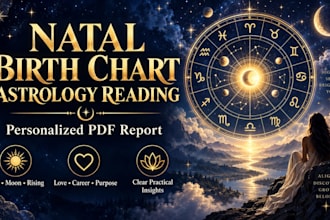 do a personalized natal birth chart astrology reading
