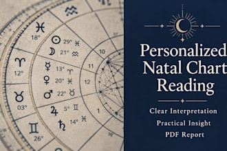 do a personalized natal birth chart astrology reading