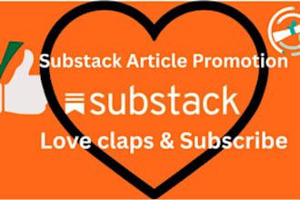viral promotion of substack pages and content