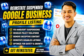 fully set up, fix, and manage your google business profile listing