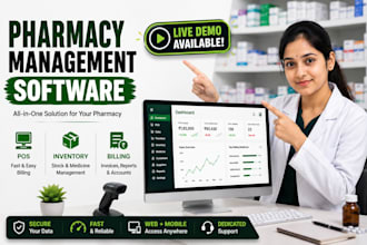 develop pharmacy management software with pos and inventory