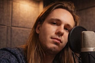 record a neutral or expressive voiceover