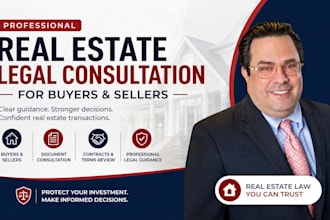 provide real estate legal consultation for buyers and sellers