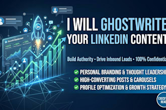 ghostwrite linkedin content that attracts leads