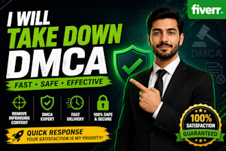 take dmca takedown notice on copyright infringement
