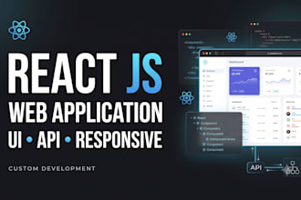 develop your react js website or web application